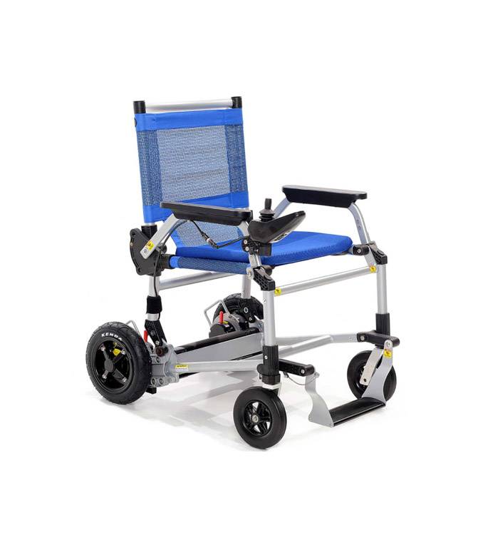 MovingStar 101 SF - faltbarer zerlegbarer E-Rollstuhl Blau MovingStar 101 SF - faltbarer zerlegbarer E-Rollstuhl Blau